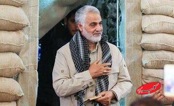 انتشار عکسی منتشر نشده از سردار سلیمانی در کنار همرزم قدیمیاش