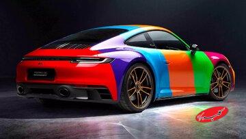 تغییر رنگ خودرو در لحظه / قدم بعدی پورشه در شخصیسازی