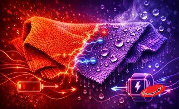 لباسی که از تعریق بدن برق تولید میکند