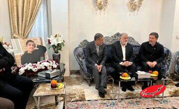 دیدار معاون اجرایی رئیسجمهور با خانواده دو تن از شهدای مردمی حوادث اخیر/ ابلاغ پیام تسلیت رئیس جمهور