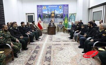 رهبر انقلاب در جایگاه نایب امام زمان، حضورشان از عنایات خاص خدا به جامعه ایران است/ دشمنان با دیدن خشم مقدس نیروهای انتظامی علیه اغتشاشگران فرار کردند