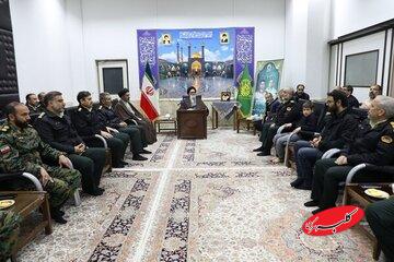 رهبر انقلاب در جایگاه نایب امام زمان، حضورشان از عنایات خاص خدا به جامعه ایران است/ دشمنان با دیدن خشم مقدس نیروهای انتظامی علیه اغتشاشگران فرار کردند