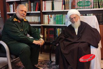 تشکر آیت الله نوری همدانی از خدمات نیروهای مسلح از جمله سپاه، بسیج و نیروی انتظامی در حوادث اخیر/ جبهه کفر هیچ قصدی جز غارت منابع کشور ندارند
