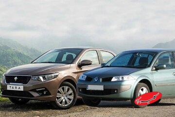 با ۱٫۵ میلیارد تومان، رنو مگان کارکرده یا تارا اتوماتیک صفر؟