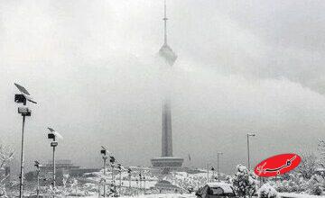 تهران یخ زد؛ ارتفاع برف به ۳۵ سانت رسید/ برف سنگین در راه پایتخت