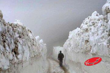 بارش یکونیم متری برف در این منطقه