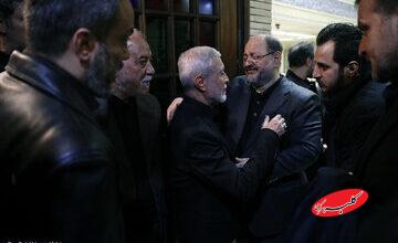 هنرپیشه معروف در مراسم ختم مادر وزیر روحانی + عکس