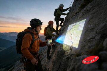 این موبایل یک پروژکتور در دل خود دارد / عکس