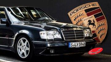 پیام عاشقانه پورشه برای مرسدس بنز /عکس