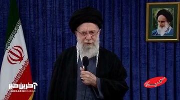 تشکر رهبر انقلاب از شرکتکنندگان در راهپیمایی روز ۲۲ بهمن