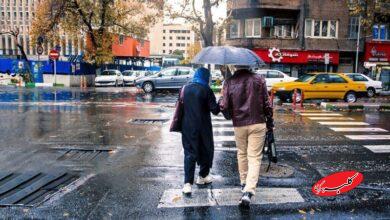 بارش برف و باران در بیشتر مناطق کشور/ کاهش دما تا جمعه