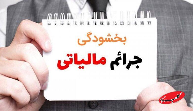 راهاندازی سامانه بخشودگی جرایم مالیاتی در کارتابل مؤدیان
