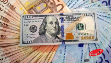 قیمت دلار و یورو امروز 2 اسفندماه