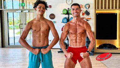 ژن خوب یعنی پسر کریستیانو رونالدو + عکس