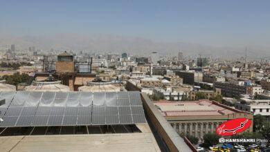 نیروگاه خورشیدی ساختمان شماره دو شهرداری تهران