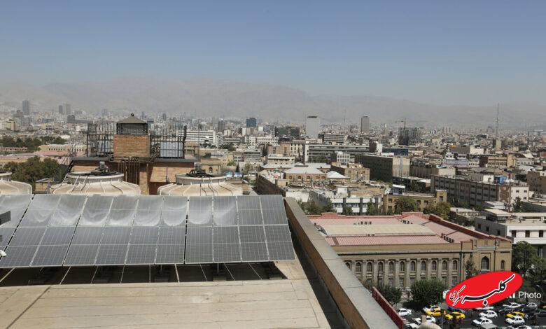 نیروگاه خورشیدی ساختمان شماره دو شهرداری تهران
