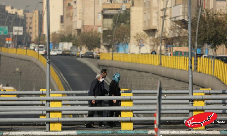 هشدار نارنجی آلودگی هوای تهران