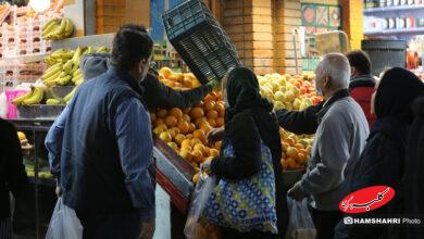 بازار میوه و تره بار جلال آل احمد در آستانه شب یلدا