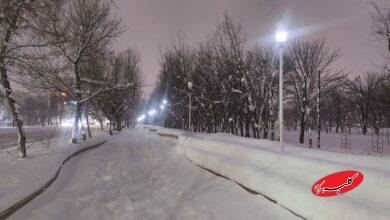 یخبندان قطبی بر فراز اردبیل