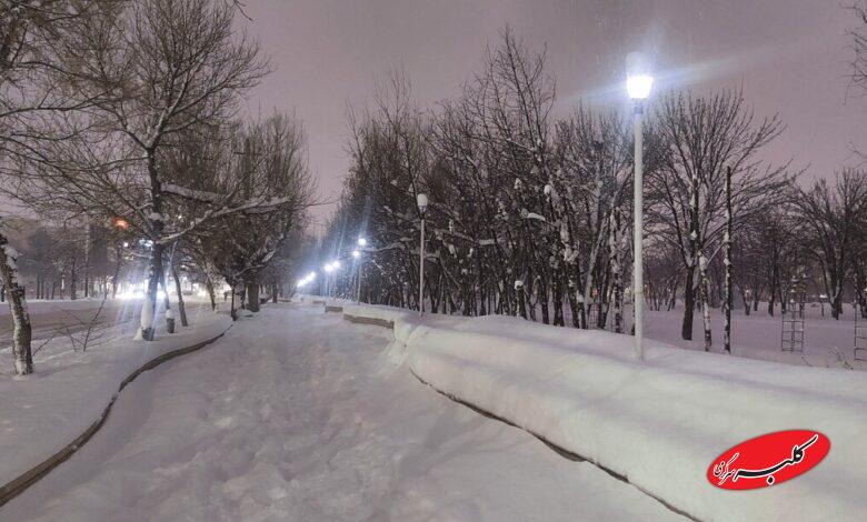 یخبندان قطبی بر فراز اردبیل