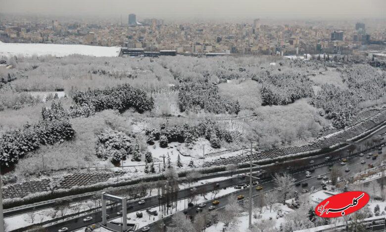 برف تهران