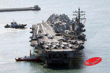 جزئیات کامل آخرین آرایش دریایی آمریکا در آبهای جنوب+ جدول