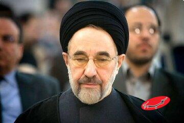 سید محمد خاتمی به منزل مرحوم امام جمارانی رفت+ عکس