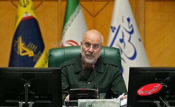 قالیباف: سپاه سر هر مستکبر مغروری را به سنگ خواهد کوبید/طبق قانون ارتش کشورهای اروپایی گروه تروریستی محسوب میشوند