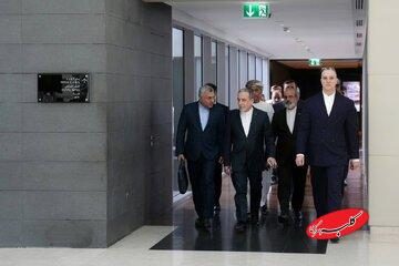 انتشار آخرین تصاویر از تیم مذاکره کننده پیش از آغاز مذاکره با آمریکا + تصویر