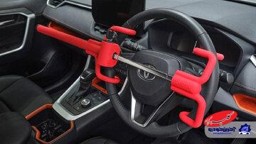 قفل فرمان تویوتا برای لندکروزر /عکس