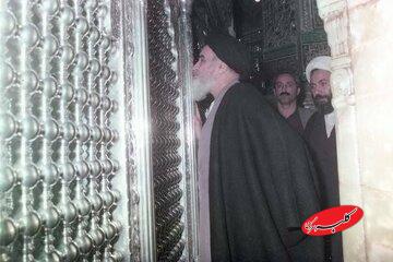 تشرف تاریخی امام خمینی(ره) به حرم حضرت عبدالعظیم(ع)