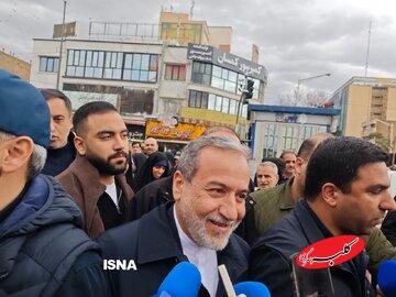 اعضای دولت در راهپیمایی ۲۲ بهمن حاضر شدند/ از عارف و عراقچی تا اسلامی و ستار هاشمی + تصاویر