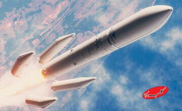 موشک سنگین آریان آماده پرتاب شد