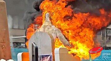 مراسم بت پرستان در راهپیمایی ۲۲ بهمن انجام شد/ میدان دادن به مجریان این مراسم نگرانیهایی درباره شکل گیری فکر انحرافی ایجاد میکند؛ شاید هم فرقهسازی