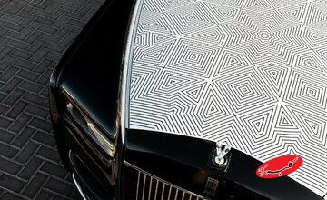 حکاکی با لیزر، روی کاپوت رولزرویس فانتوم