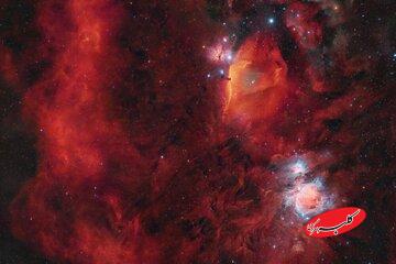 درخشش «گهواره شکارچی» در عکس روز ناسا