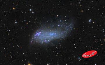 عکس روز ناسا از سحابی با ستارههای قرمز