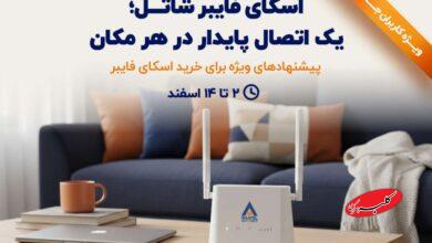 شرکت شاتل در روزهای پایانی سال، پیشنهاد ویژه سرویس اسکای فایبر شاتل را برای کاربران جدید فعال کرده است