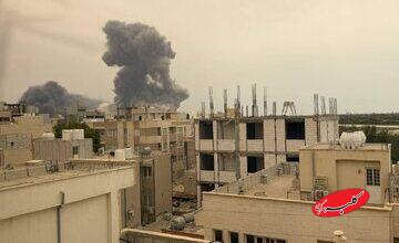تصویری از دبیرخانه مجمع تشخیص مصلحت نظام بعد از اصابت موشک