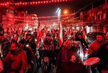رژه موتورها در بلوار کشاورز و خیابان انقلاب +عکس