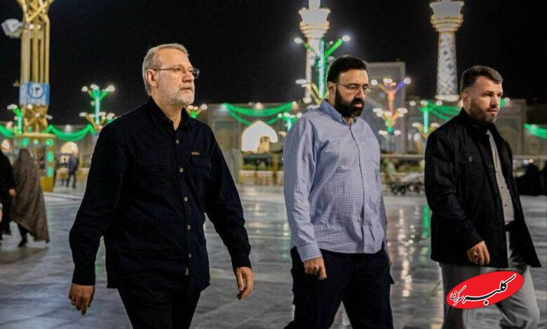 شهید علی لاریجانی و پسرش