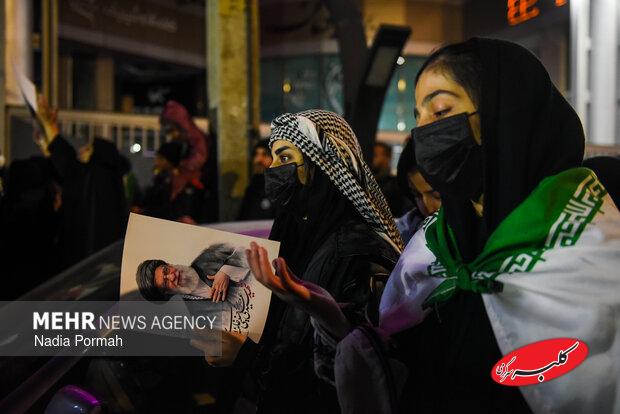 تجمع سپیدپوشان در سوگ شهادت رهبر معظم انقلاب اسلامی