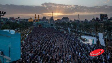 نماز عید فطر در بین الحرمین/تصویر