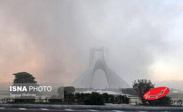 نمای عجیب از میدان آزادی بعد از حمله + تصویر