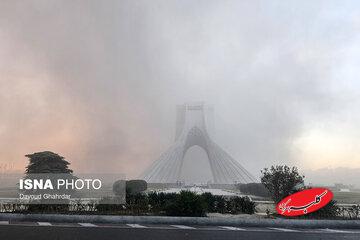 نمای عجیب از میدان آزادی بعد از حمله + تصویر