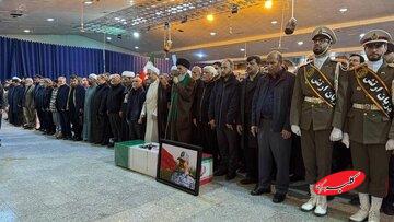 عارف در مراسم تشییع پیکر وزیر دفاع/ وداع آخر با امیر نصیرزاده + تصاویر