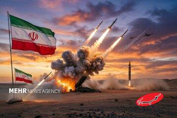 اجرای موج پنجاه و نهم عملیات وعده صادق ۴/ کدام شهرهای اسرائیل و پایگاههای آمریکایی در منطقه مورد حمله واقع شدند؟