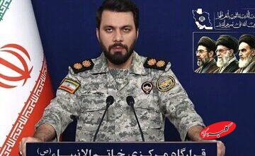 سخنگوی قرارگاه مرکزی خاتم الانبیاء: این جنگ تا زمانی که تهدیدات علیه خاک ایران ادامه داشته باشد، ادامه خواهد یافت