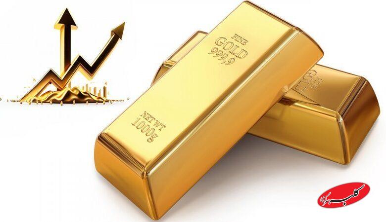 قیمت طلا در بالاترین سطح یک هفتهای