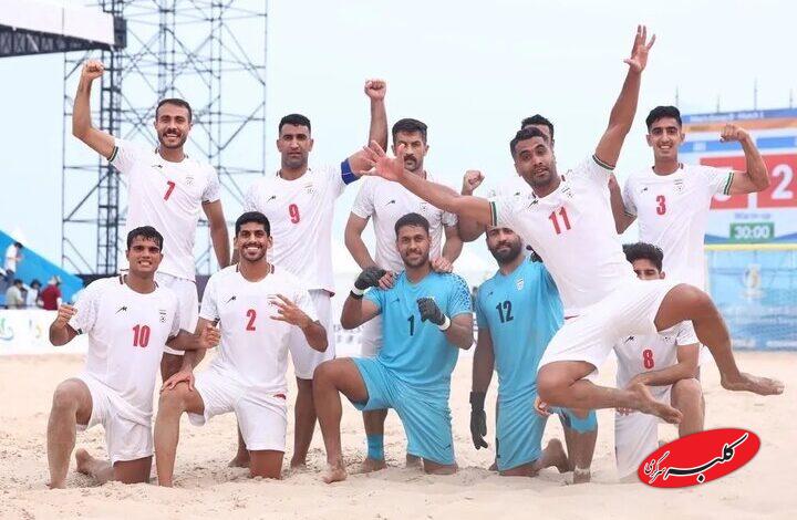 AFC از حریفان ایران در فوتبال ساحلی رونمایی کرد